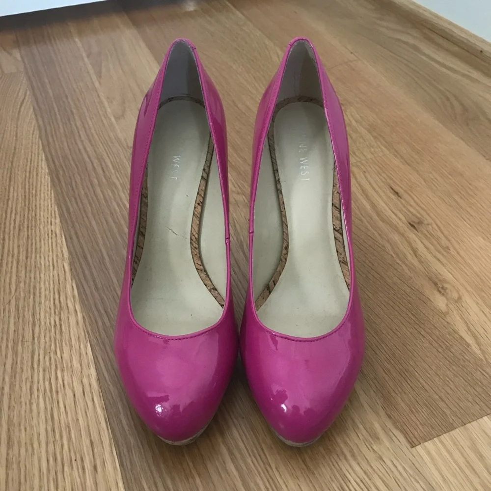 Nine West Selma Magenta Stiletto Pumps